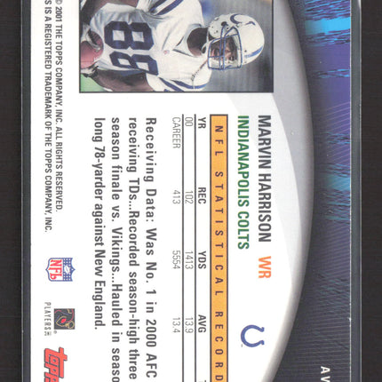 2001 Topps Own the Game Marvin Harrison #AW1
