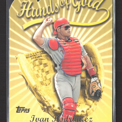 1999 Topps Hands of Gold Ivan Rodriguez #HG2