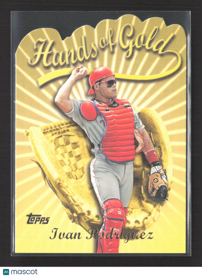 1999 Topps Hands of Gold Ivan Rodriguez #HG2
