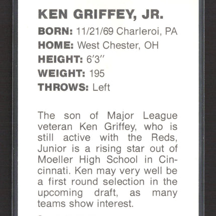 1987 Aamer Sport Moeller High School Ken Griffey, Jr. #N/A