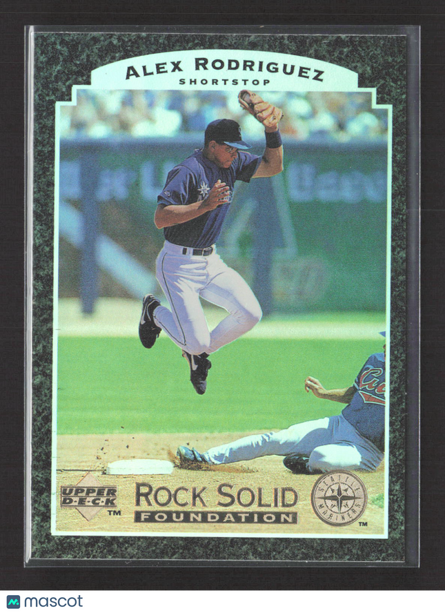 1996 Upper Deck Rock Solid Foundation Alex Rodriguez #RS1