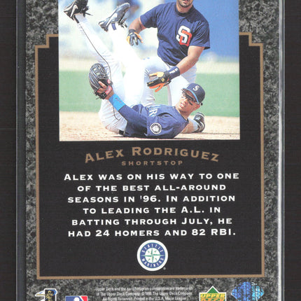 1996 Upper Deck Rock Solid Foundation Alex Rodriguez #RS1