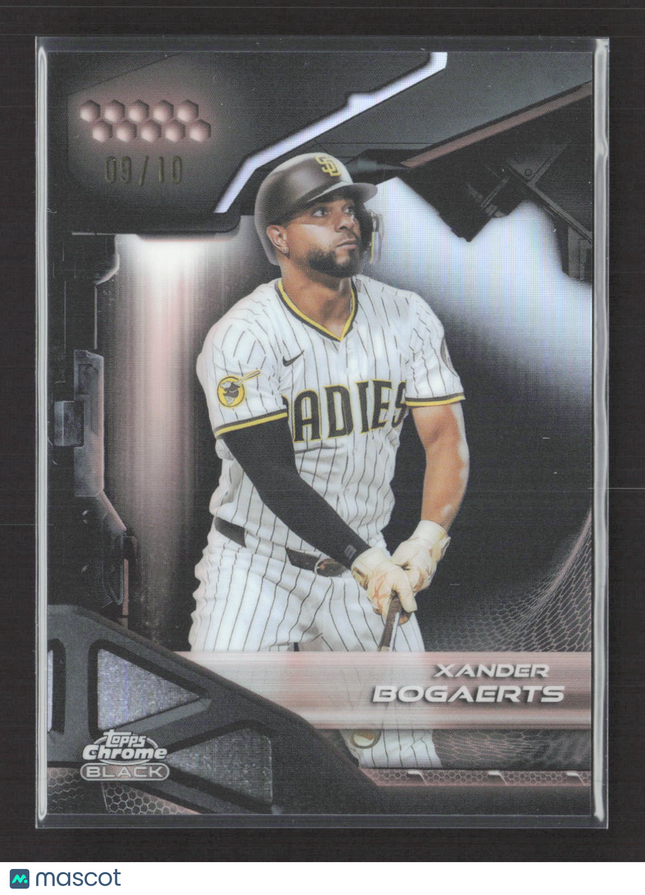 2026 Topps Chrome Black Xander Bogaerts #120 09/10 Rose Gold