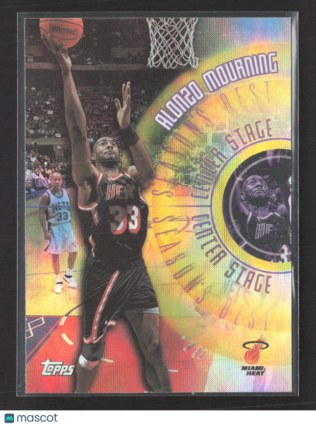 1999 Topps Season's Best Alonzo Mourning #SB5