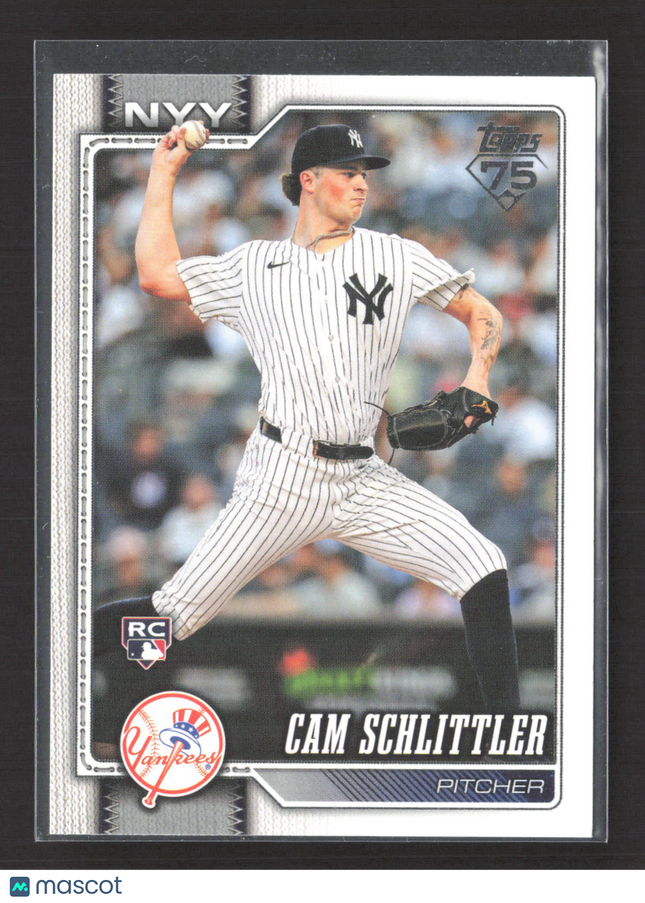 2026 Topps Series One Cam Schlittler #111 RC