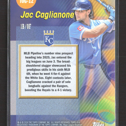 2026 Topps Titans of the Game Jac Caglianone #TOG-12 RC
