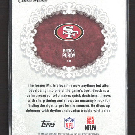 2025 Topps Signature Class Class Icons Brock Purdy #CI-12