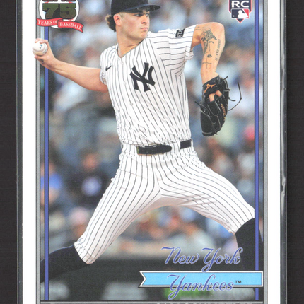 2026 Topps Series 1 Cam Schlittler #T91-86 RC