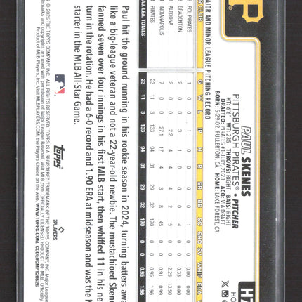 2024 Topps Holiday Paul Skenes #H70