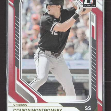 2026 Panini Donruss Baseball Colson Montgomery #87 Red 174/250