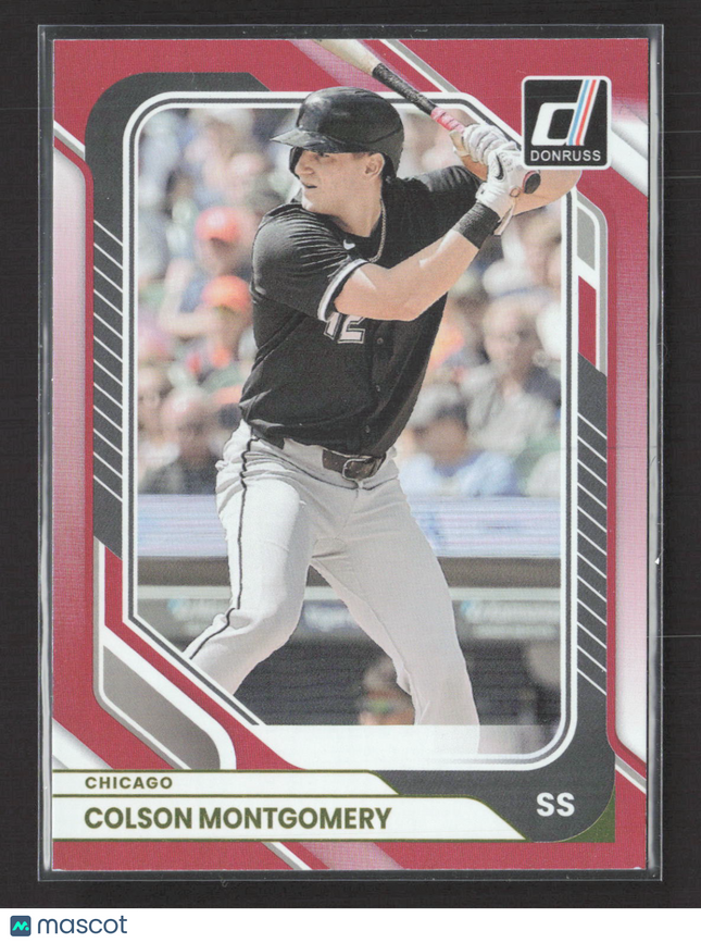 2026 Panini Donruss Baseball Colson Montgomery #87 Red 174/250