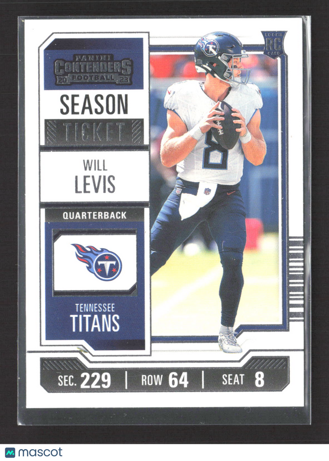 2023 Panini Contenders Football Will Levis #97