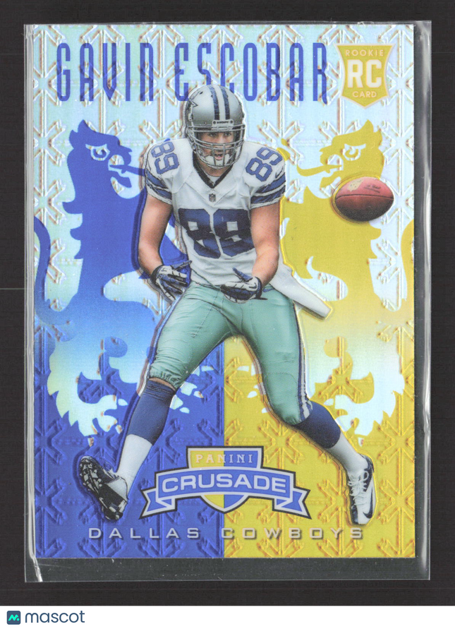2013 Panini Rookies & Stars Crusade Gavin Escobar #9 Blue/Gold RC