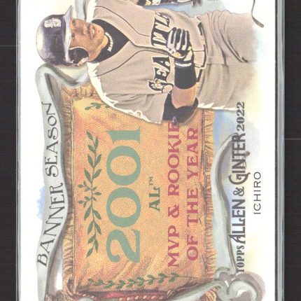 2022 Topps Allen & Ginter Banner Season Ichiro #BS-18