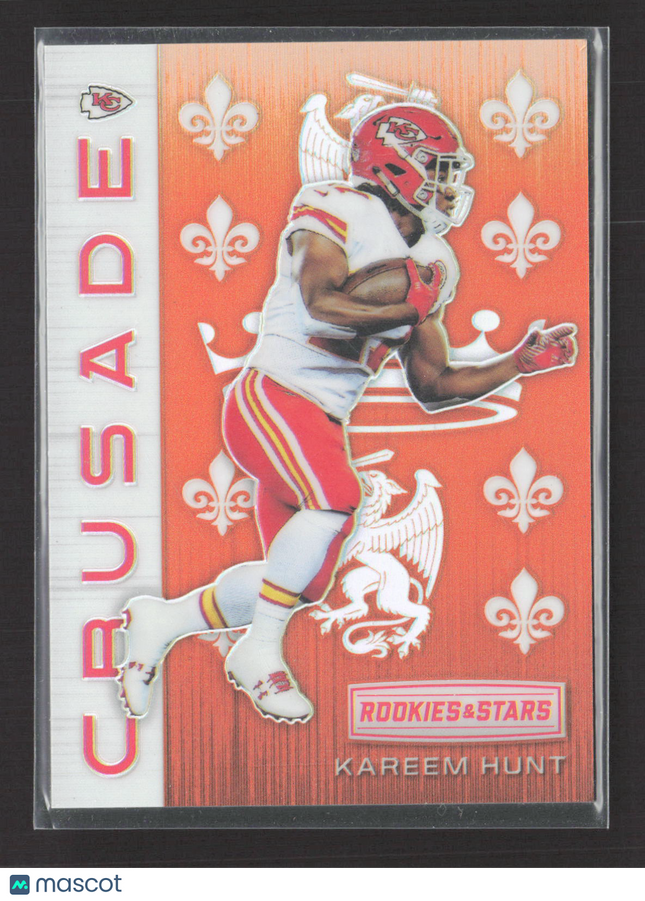 2018 Panini Rookies & Stars Crusade Kareem Hunt #CRU-7 Red 17/35