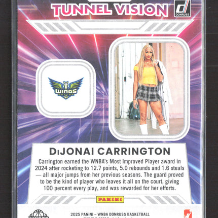 2025 Panini Donruss Tunnel Vision DiJonai Carrington #5