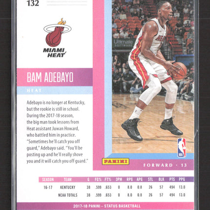 2018 Panini Status Bam Adebayo #132 RC