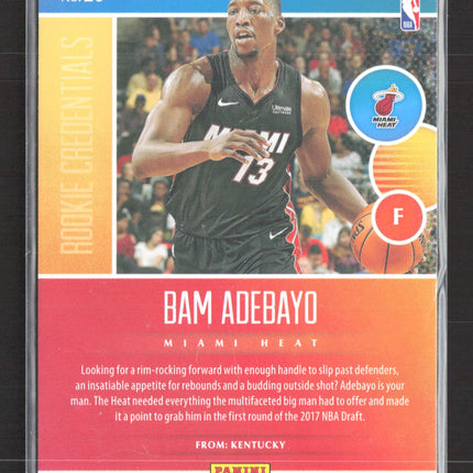 2018 Panini Status Rookie Credentials Bam Adebayo #20
