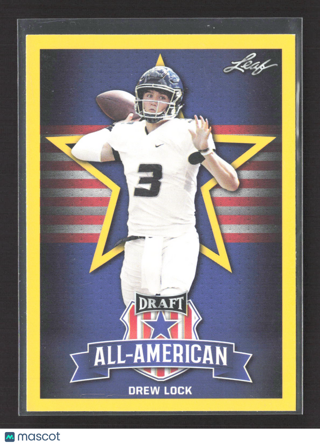 2019 Leaf Draft All-American Drew Lock #75