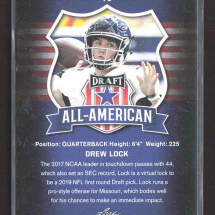 2019 Leaf Draft All-American Drew Lock #75
