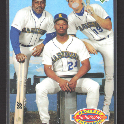 1992 Upper Deck Ken Griffey Jr. Kevin Mitchell Jay Buhner #55