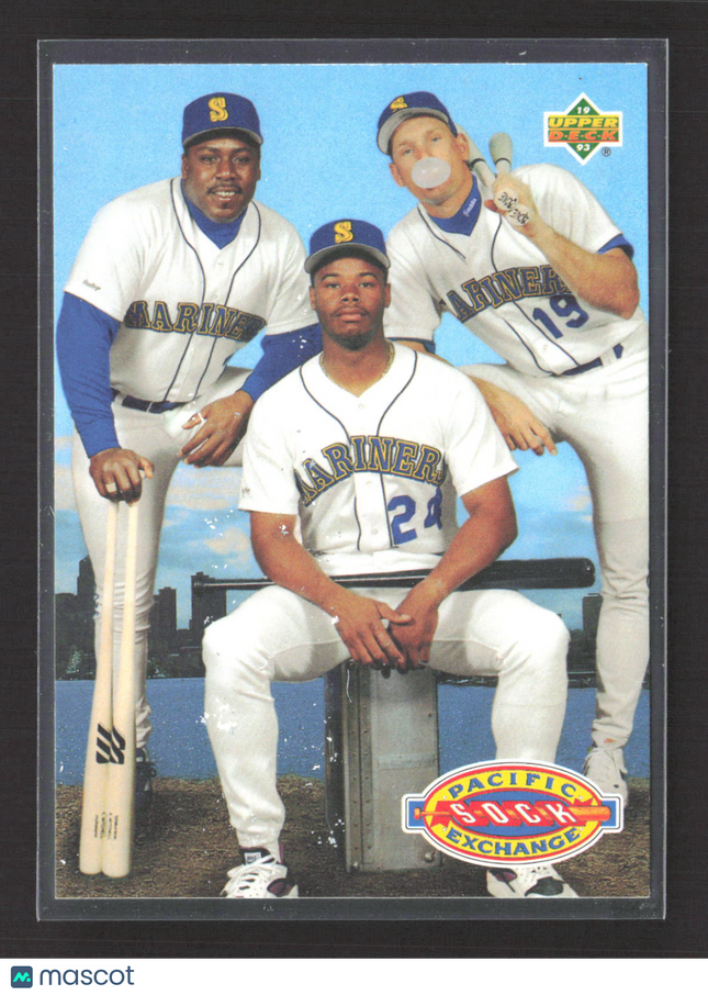 1992 Upper Deck Ken Griffey Jr. Kevin Mitchell Jay Buhner #55