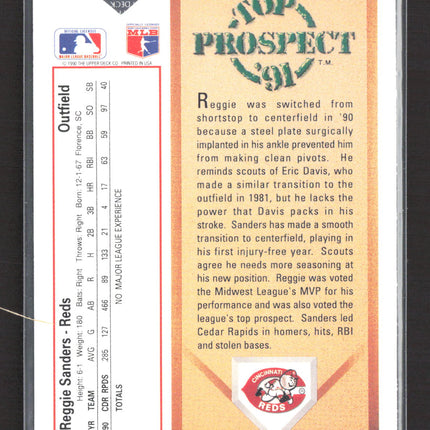 1990 Upper Deck Reggie Sanders #71