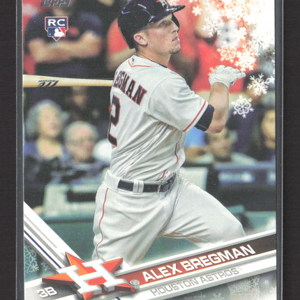 2017 Topps Holiday Alex Bregman #HMW47 Snowflake RC