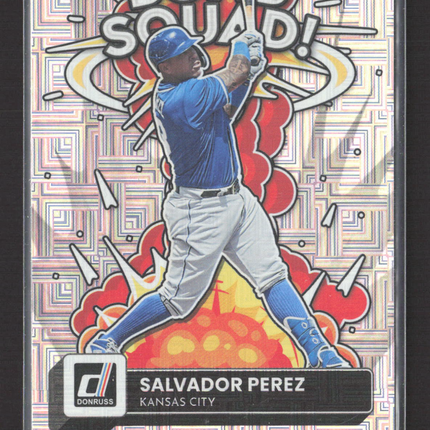 2022 Panini Donruss Bomb Squad Salvador Perez #BS-1