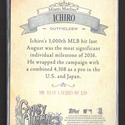 2017 Topps Gypsy Queen Ichiro #93
