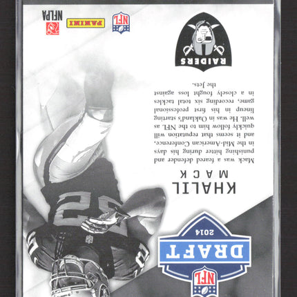 2014 Panini Contenders Draft Picks Khalil Mack #RDA-11 RC
