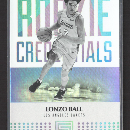 2018 Panini Status Rookie Credentials Lonzo Ball #5