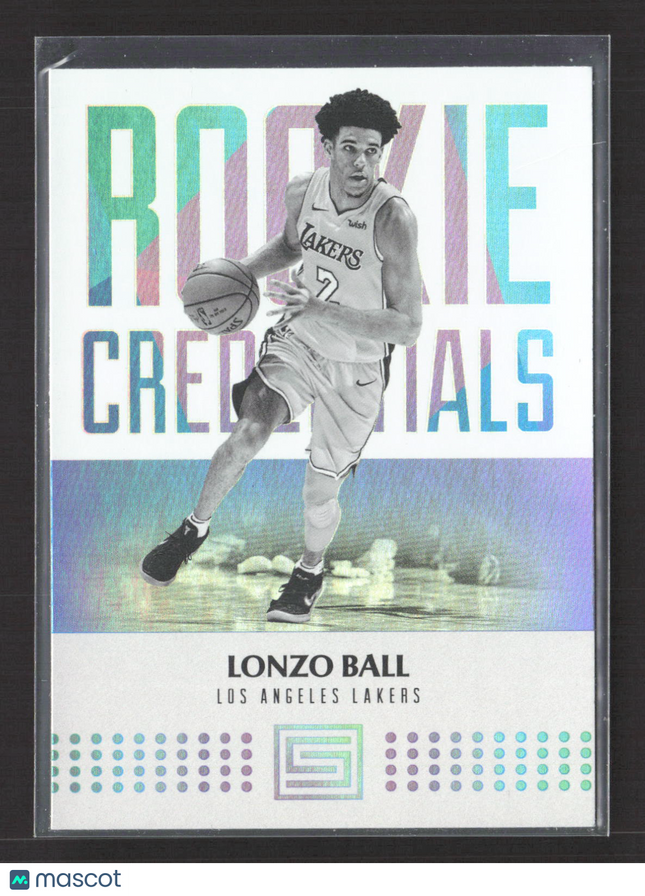 2018 Panini Status Rookie Credentials Lonzo Ball #5