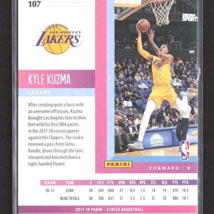 2018 Panini Status Kyle Kuzma #107