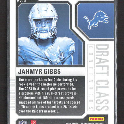2023 Panini Contenders Draft Class Jahmyr Gibbs #9