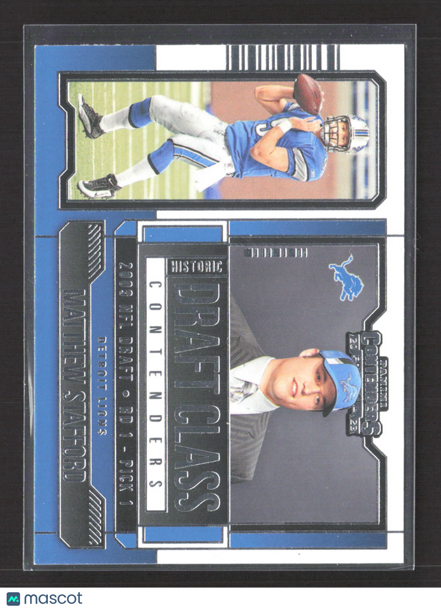 2023 Panini Contenders Historic Draft Class Matthew Stafford #HDC-MS