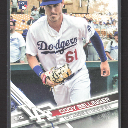 2017 Topps Holiday Cody Bellinger #HMW120 Snowflake RC