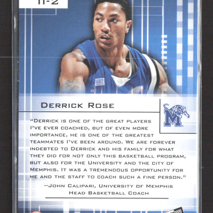 2008 Press Pass Insider Insight Derrick Rose #II-2