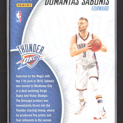 2017 Panini Threads Domantas Sabonis #255 RC