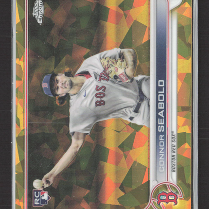 2022 Topps Chrome Sapphire Edition Connor Seabold #524 Gold /50 RC