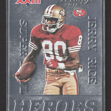 2015 Panini Prestige Super Bowl Heroes Jerry Rice #9