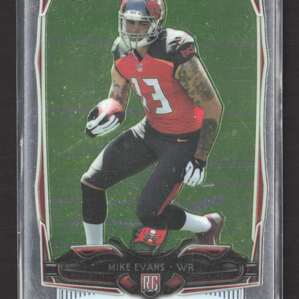 2014 Topps Chrome Mike Evans #185 Green Refractor RC