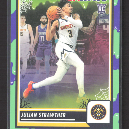 2024 Panini NBA Hoops Haunted Hoops Julian Strawther #213 Slime RC