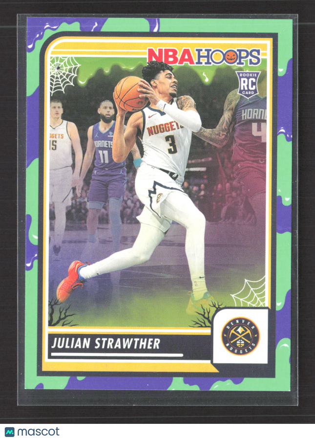 2024 Panini NBA Hoops Haunted Hoops Julian Strawther #213 Slime RC