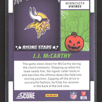2024 Panini Score Score-A-Treat J.J. McCarthy #19 RC
