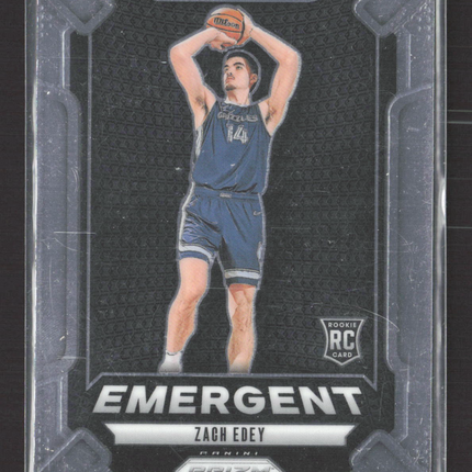 2024 Panini Prizm Emergent Zach Edey #16 RC