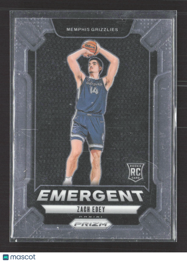2024 Panini Prizm Emergent Zach Edey #16 RC