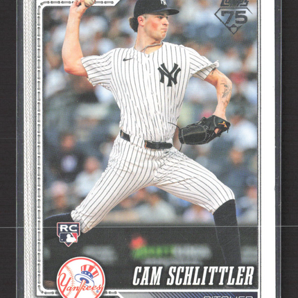 2026 Topps Series One Cam Schlittler #111 RC /