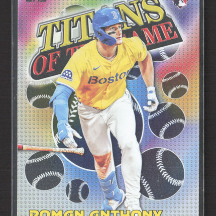 2026 Topps Titans of the Game Roman Anthony #TOG-9 RC