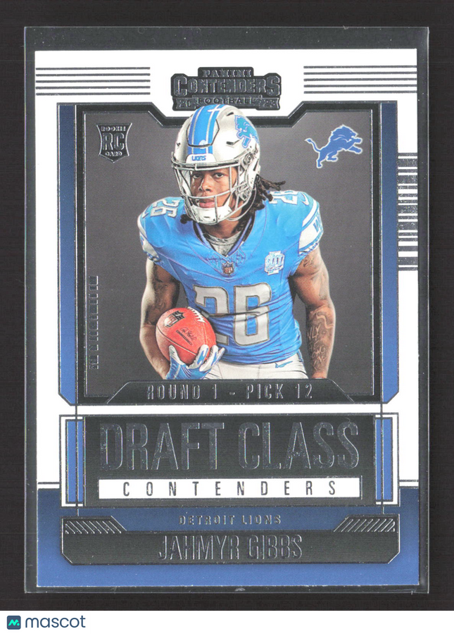 2023 Panini Contenders Draft Class Jahmyr Gibbs #9 RC